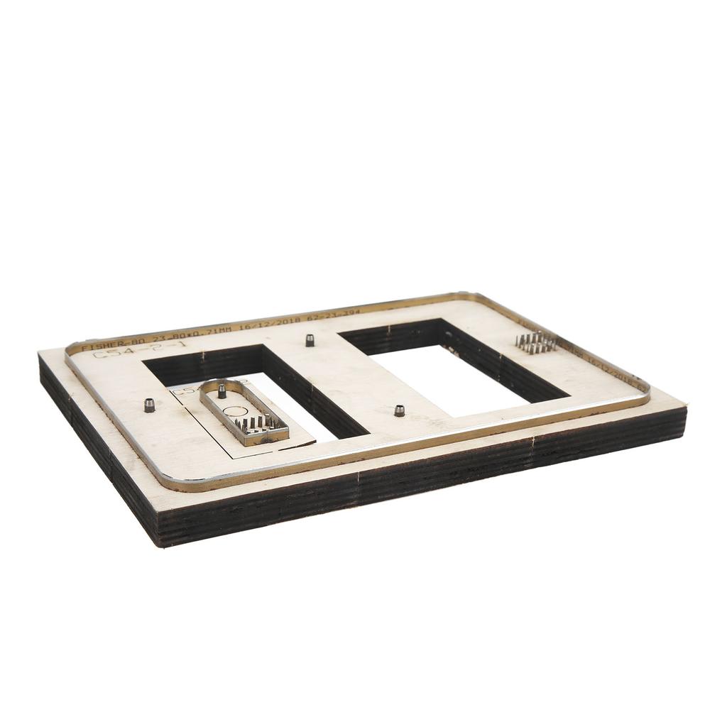 Вырубной штамп для кожи C54 из высокоуглеродистой стали с толстой основой, простой в использовании вырубной штамп для кожи