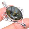 Labradorite Handmade 925 Sterling Silver Jewelry Pendant 2.29" t2C42