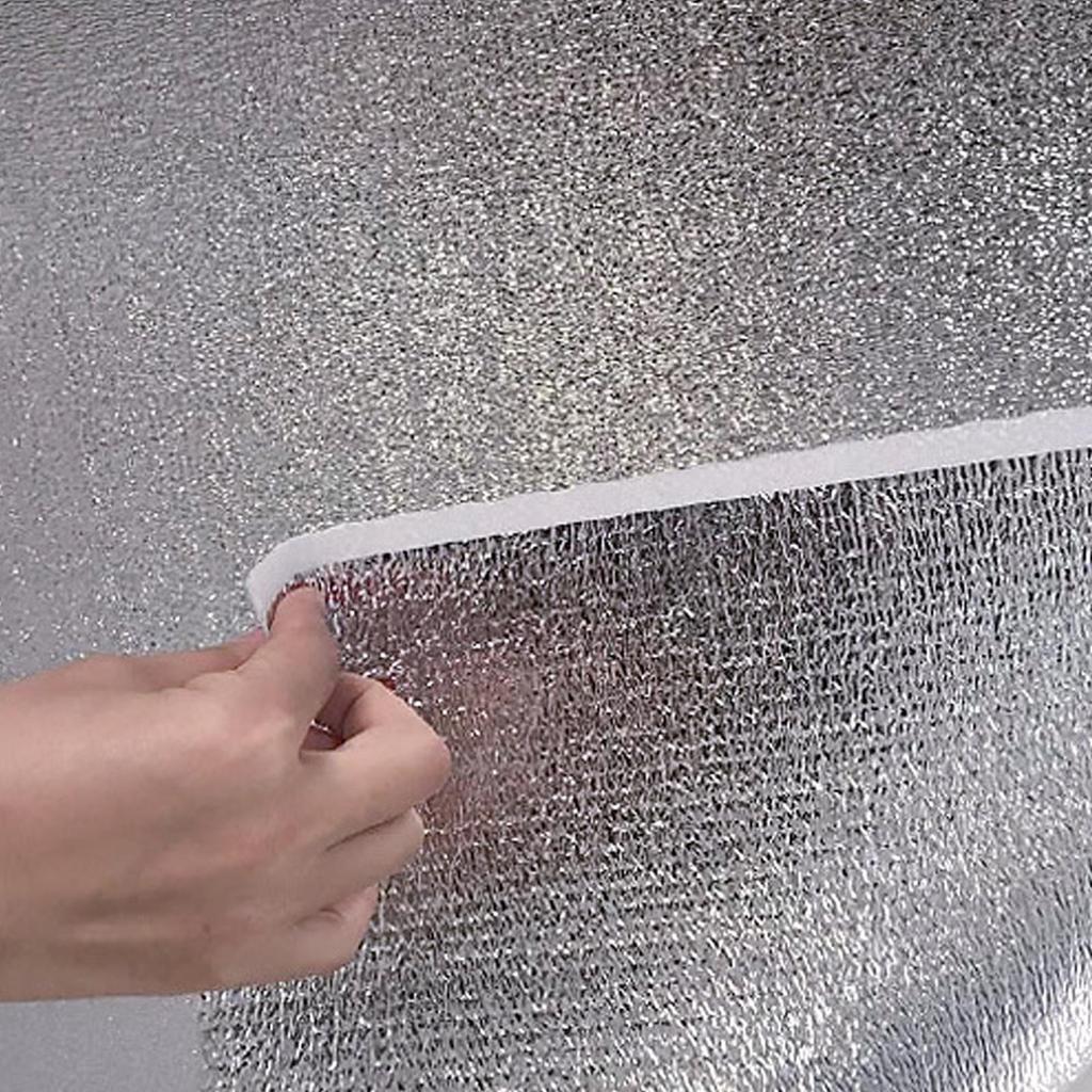 1 рулон радиатора светоотражающая пленка настенная теплоизоляция тепловая для дома алюминиевая пленка 0.5/0.4/L4F2