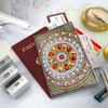 Classic European Style Diamond Painting Passport Book Case Cover Diamond Embroidery Round Drill Wallet Credential Book Case