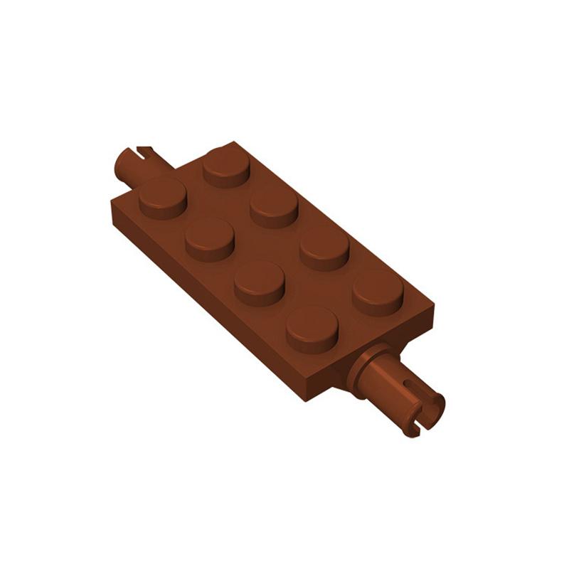 50 шт. Детали MOC 30157 Пластина модифицированная 2x4 с штырьками Совместимые DIY Сборка Строительные блоки Частицы Детская головоломка Мозговая игрушка Подарок