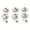 12PCS Silver Color Acoustic Guitar Buttons Guitar Machine Heads  For Acoustic Guitar