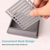 Sticky Note Dispenser Sticky Note Holder With Stencil Sticky Notes Template For Self-Adhesive Notepad School Supplies