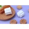 New Chocolate Sandwich Cookies Flowers Cookie Cutter Biscuit Mould Pressable Fondant Stamp New Year Cake Decor Baking Supplies