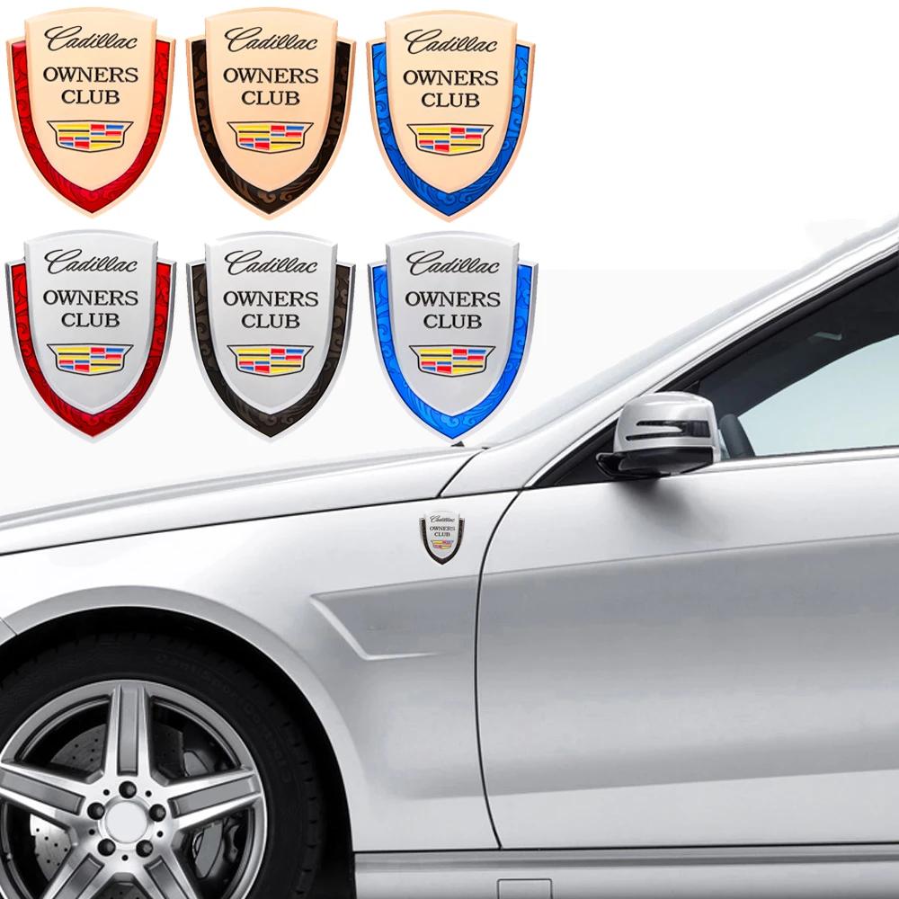 Значок-эмблема щит с логотипом автомобиля для Cadillac Seville XT4 CT4 CT5 ATS SLR STS EXT CTS Escalade Coupe Автомобильные боковые наклейки Аксессуары