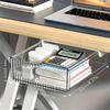 Clear Floating Desk Drawer Organizer – Large Capacity, No Drill Needed, Lightweight & Easy Installation for Home, Office, or Mall Use