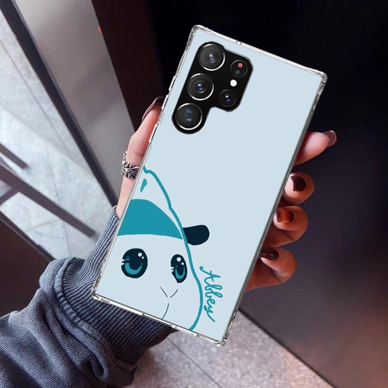 Cute PUI PUI MOLCAR Phone Case For Samsung Galaxy S23 S24 S25 Edge S26 Ultra S22 + S21 Plus S20 FE Cover Silicone Print Shell Ga