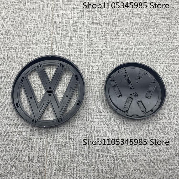 Car Front Grill Emblem Rear Trunk Lid Badge For Volkswagen MK7 2014 2015 2016 2017 Golf 7 Replacement Black Auto Accessories