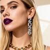 Rhinestone 2026 Jewelry Suit Exaggerated 2026 Necklace Vintage Happy New Year Earrings  Christmas