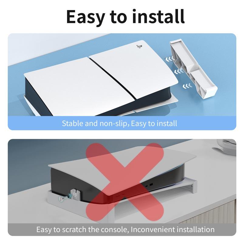 Игровой стенд для консоли Sony PS5 Slim Pro Playstation Play Station PS 5 Горизонтальная подставка Держатель Аксессуары для игр