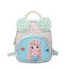 Adorable Cartoon Children's Backpack Girls Kindergarten Lightweight Pu Bag Breathable