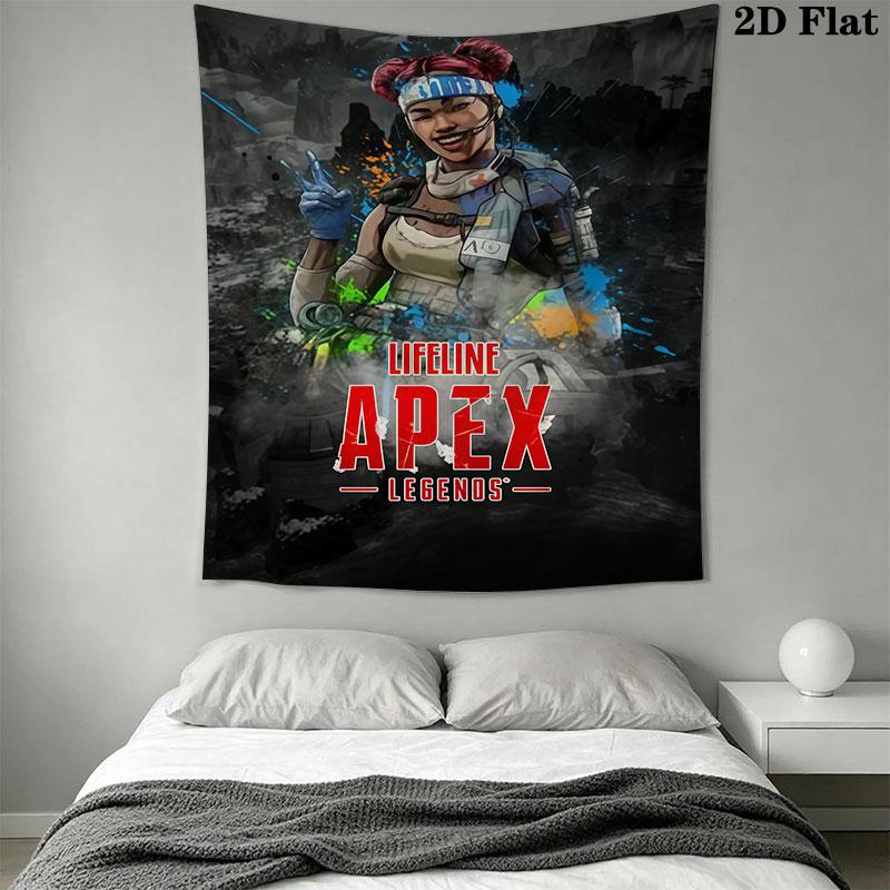 Apex Legends Wall Hanging Printed Fabric Blanket Decorative Tapestries for Bedroom Living Room Home Decor