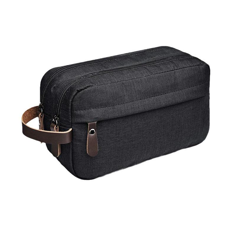 Мужская водонепроницаемая дорожная косметичка высокого класса - Большая вместимость, портативная, ручная для хранения косметики.
