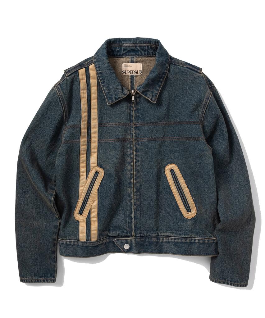 Джинсовая куртка Supersub Vintage Fade Stitch - Выцветший синий