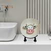 Держатель для туалетной бумаги с забавным дизайном в виде коровы, простая сборка, универсальный держатель для туалетной бумаги, органайзер для ванной комнаты