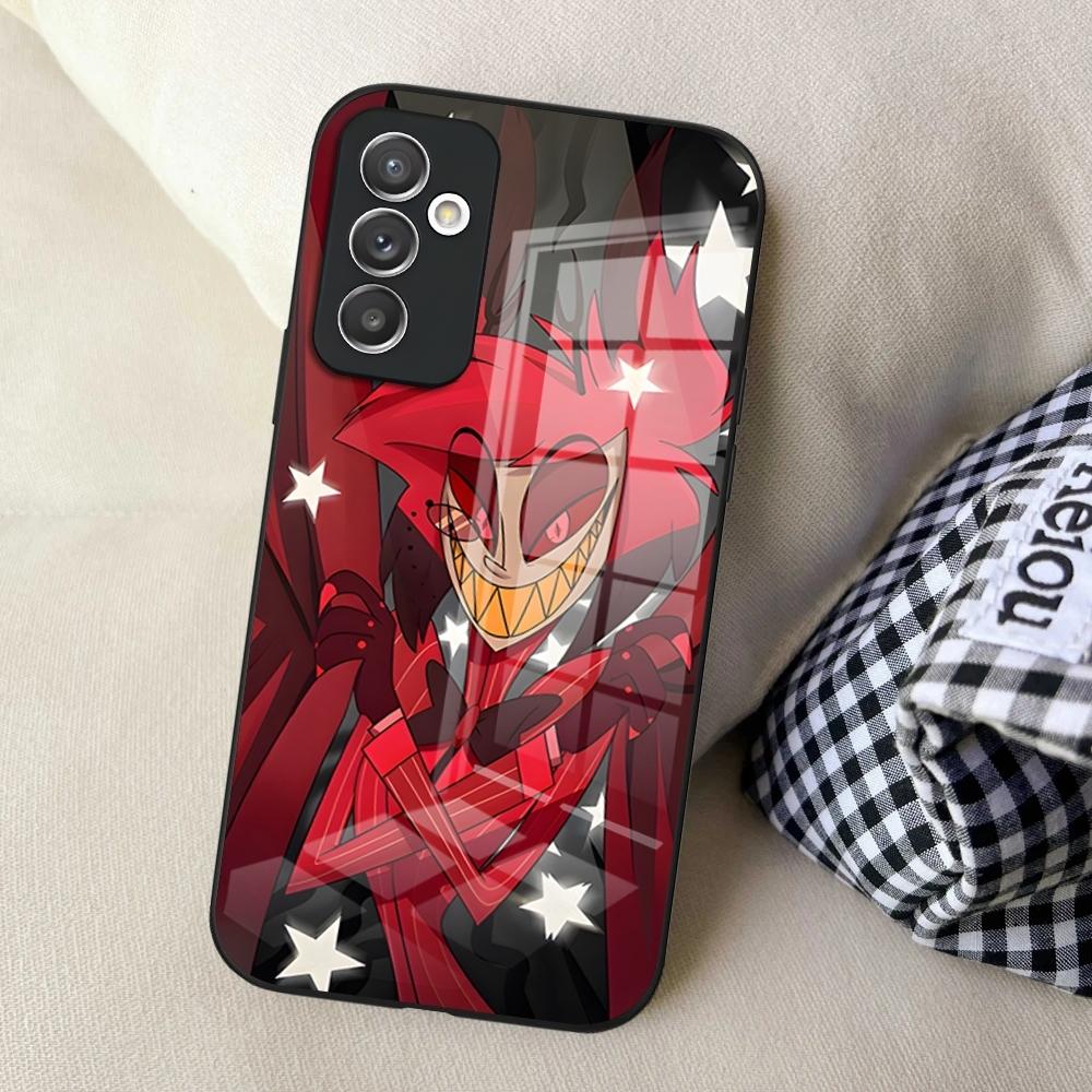 HazbinS H-Hotels AlastorS Phone Case for Samsung S24 Ultra S23 S22 S20 Fe S21 Plus Galaxy A54 A34 A24 A53 M54 Note 20 Back Cover