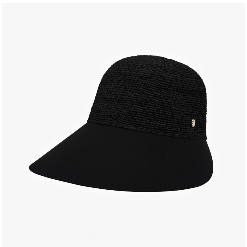 Хелен Камински Blaze Угольно-черный козырек Солнцезащитная шляпа50530