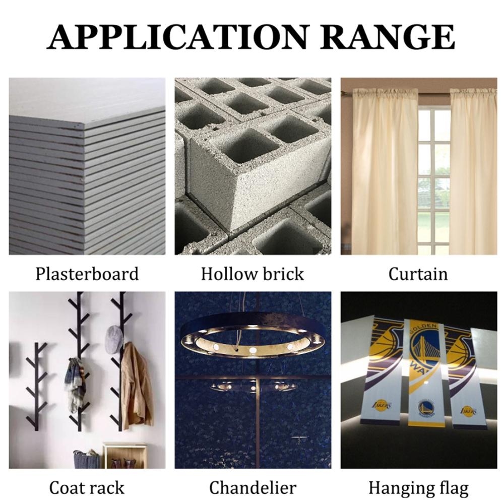 With Springs Cavity Toggle Wings Plasterboard Bolts Hanger Ceiling Hook Wall Fixing Wing Wall Hooks