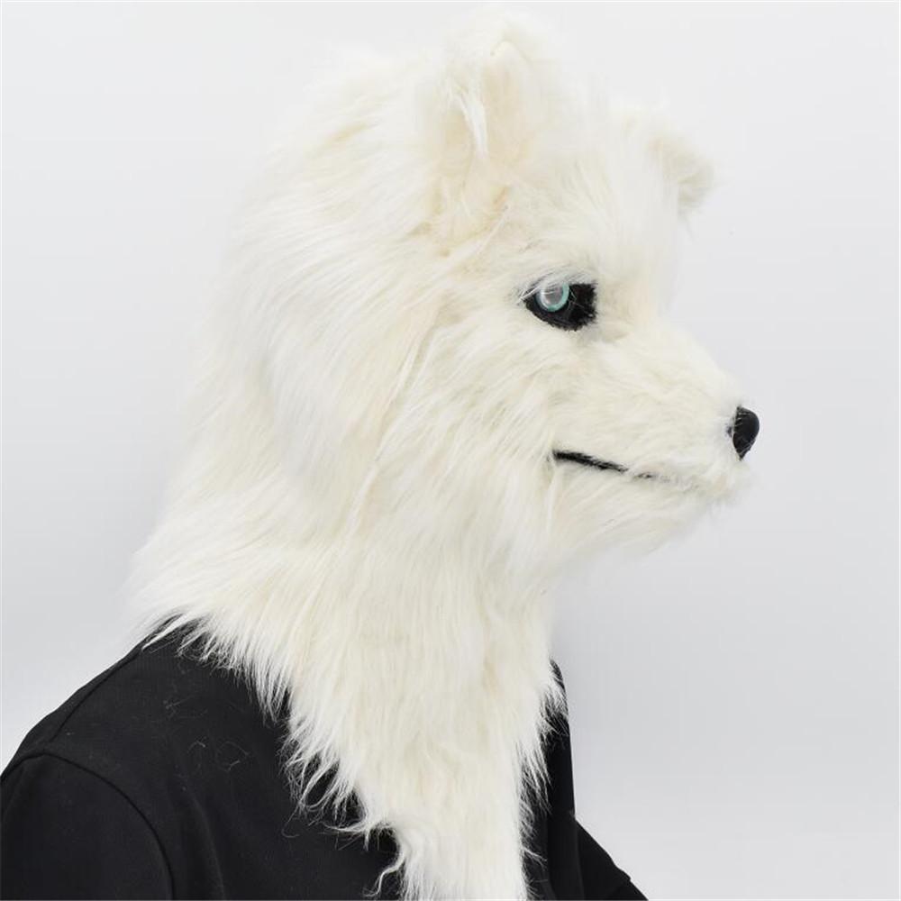 Плюшевая маска лисы. Маски с открыванием рта — забавные капюшоны для праздничных вечеринок.