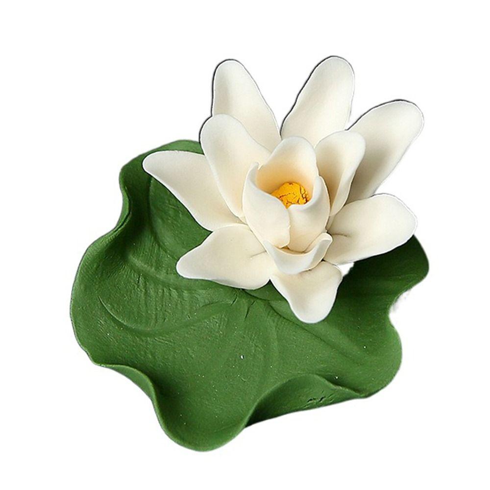 Flower Shape Incense Stick Holder Ceramics Aromatherapy Base Gift Tea Table Oraments Yoga Studios