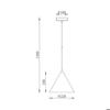Suspension décorative - BRAYTRON - BV05-00060 - Métal blanc - 1xE27 - 23W - IP20