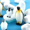 Смола маленькая модель пингвина айсберг тюлень зимняя фигурка миниатюрный микропейзаж украшение для сада фей