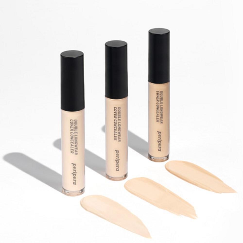 [1+1] Консилер-корректор Peripera Double Long Wear, натуральный бежевый + классический 1 набор