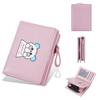 Ladies Wallet With Cartoon Pu Material For Daily Use And Card Storage