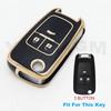 TPU Smart Key Case For Chevrolet Car Key Fob for Chevrolet Chevy Cruze Malibu Camaro Aveo Equinox Impala Sonic 2 3 4 5 Buttons