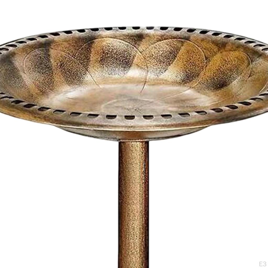 Пьедестал Сад Птичья Ванна Открытый Патио Украшение Двор Палуба Солнечный Фонтан