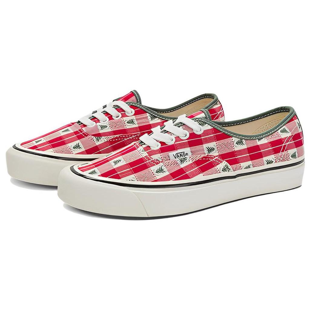 Vans Оригинальные кеды 44 Dx Canvas с низким верхом для скейтбординга, унисекс, белые, красные, зеленые VN0005U8Y52