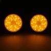 Round LED Turn Signals Light 12V Motorcycle 2inch Side Marker Lamp Rear Reflector Brake Lamp Taillight For Dirt Bike Cafe Racer