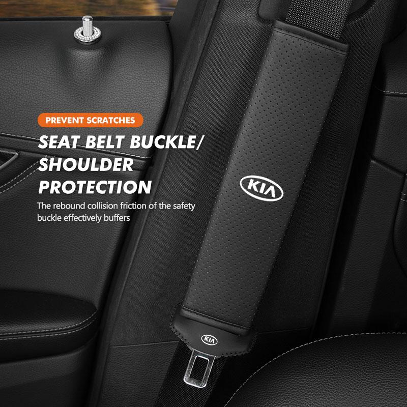 TTVF7 Universal Car Seat Belt Shoulder Protection Pad Accessories For KIA Ceed Sportage Rio K5 K2 Optima Cerato Proceed Venga