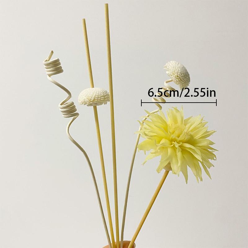 Cotton Peony Shaped Fragrance Expanding Stick Aromatherapy Flower Volatile Stick