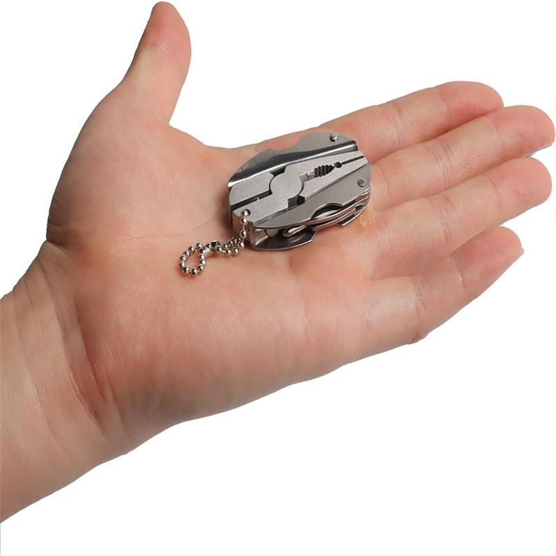 Портативные многофункциональные складные плоскогубцы из нержавеющей стали, складной нож, брелок, отвертка, мини-плоскогубцы Turtle Back Pliers