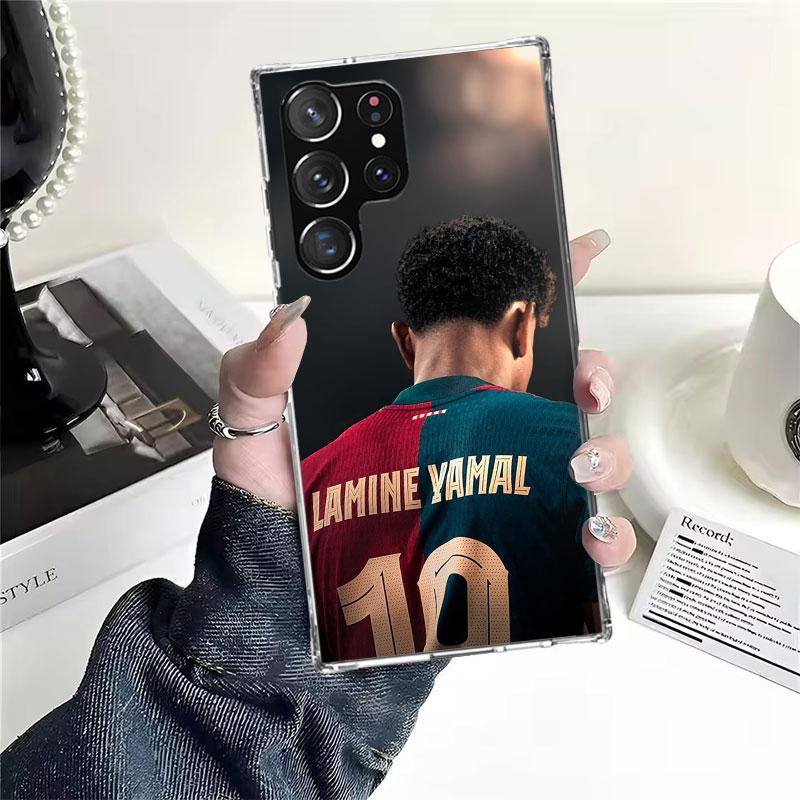 Мягкий чехол L-Lamine Y-Yamal 19 для Samsung Galaxy S22 S23 S24 S25 Edge S26 Ultra S20 FE S21 Plus + Fundas Coque Galaxy S20