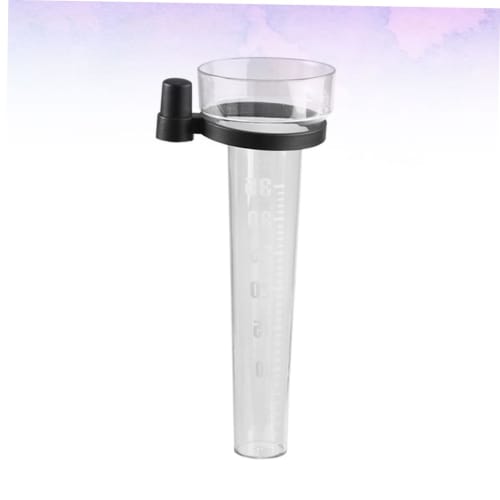 HANABASS Rain Gauge, Rain Gauge Tube, Measurement Test Tube, Easy to Read, 35mm, for Outdoor Garden Use