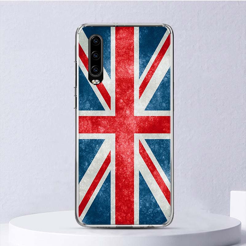 Мягкий чехол с флагом Лондона, Великобритании и Англии для Huawei P30 Lite P40 P20 P10 P50 Pro, чехол для телефона, Коврики 20, 30, 40, 10 P30Lite, чехол