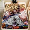 Фланелевое одеяло с принтом персонажей Dragon Ball, Высококачественное, Удобное для всех сезонов, Декор для дома, Тепло и уют, Идеально для рождественских подарков