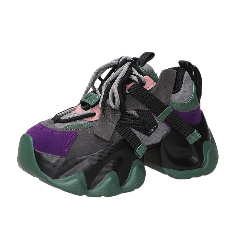 Женские кроссовки 2024 Теннис Розы Повседневная мода Сетка Женская Женская обувь Корейские Тренеры на толстой подошве с платформой Женская обувь