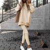 2026 cross-border foreign trade European and American women's clothing, new spring models, fashionable round neck lazy style tight long-sleeved