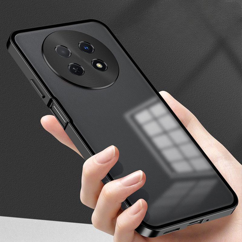 Для OPPO A5 Pro ультратонкий алюминиевый сплав металлический каркас бампер + закаленное стекло задняя крышка телефона для OPPO A5pro противоударный чехол