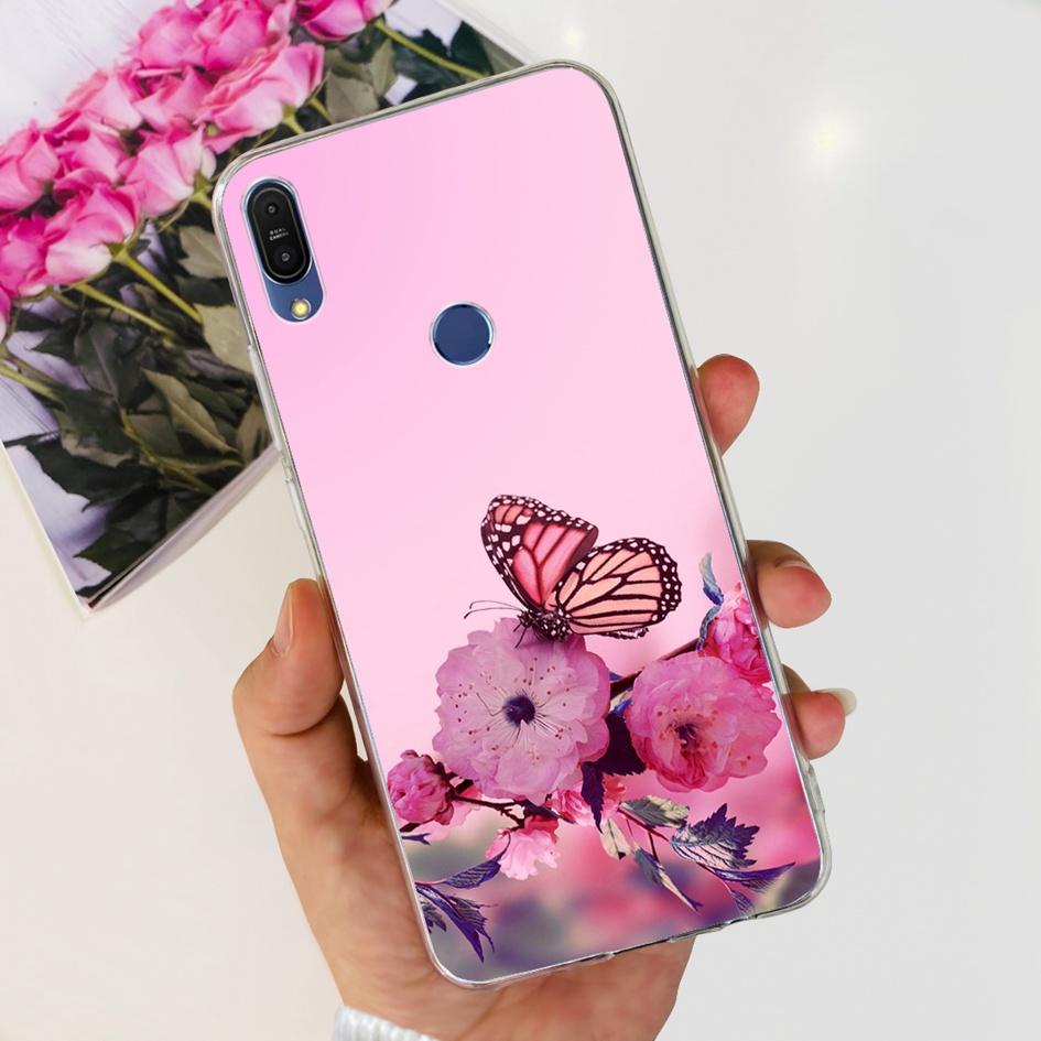 Чехол 5.99" для Asus Zenfone Max Pro (М1) ZB601KL ZB602K Чехол X00TDB Модный узор Прозрачный Мягкий Силикон Fundas Задняя крышка телефона