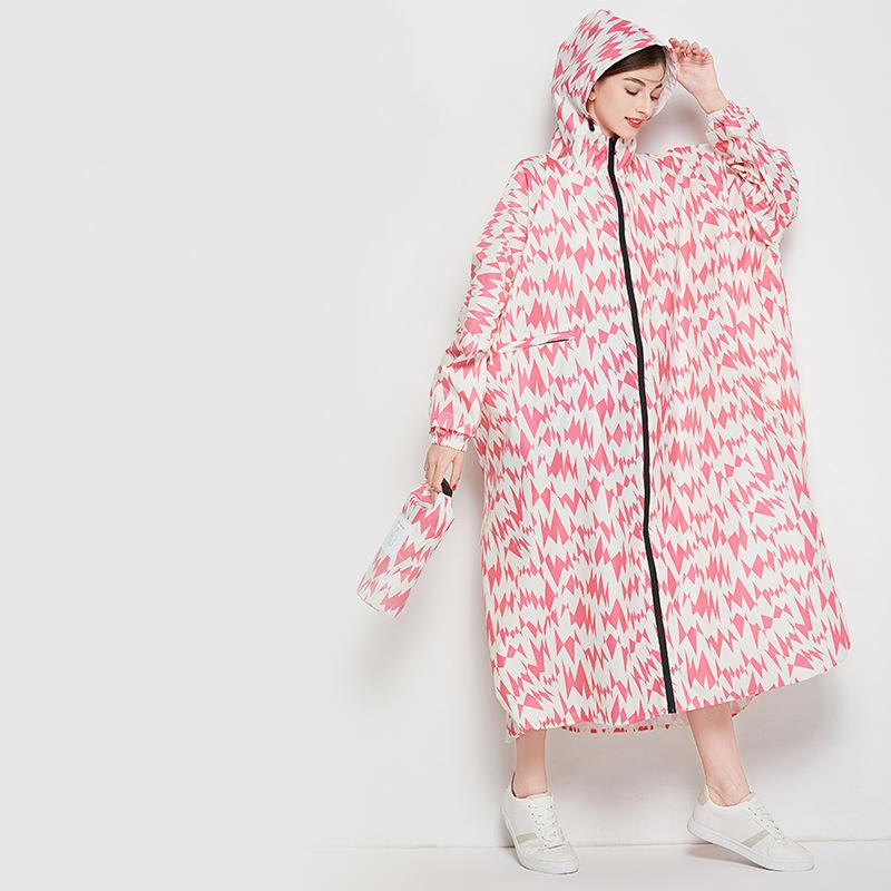 Женский дышащий дождевик Большой дождевик Женский водонепроницаемый плащ Дождевики Дождевая одежда