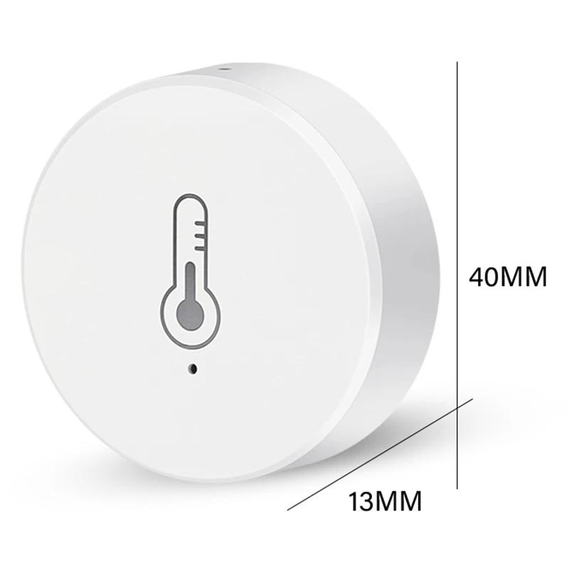 Tuya Zigbee Temperature Humidity Sensor App Control Indoor Thermometer Monitor Home Automation Works With Alexa Google Assistant