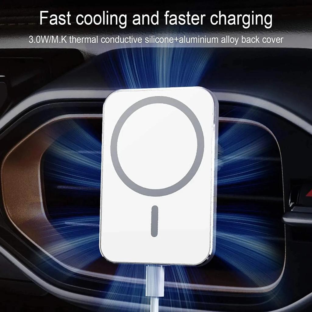30W Magnetic Car Wireless Charger Air Vent Phone Holder Stand for iPhone 15 14 13 Pro Max Mini Car Charger Fast Charging Station