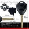 Spare Key Toyota Front 3 Button Hiace 200 Series Isis 10 Series Porte 10