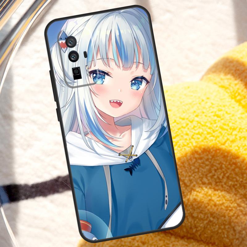 Чехол для телефона POCO X6 Pro M6 X5 X3 M5s F3 F5 Xiaomi 14 Ultra 13 12 Lite 11T 12T 13T Pro с изображением Gawr Gura из Hololive