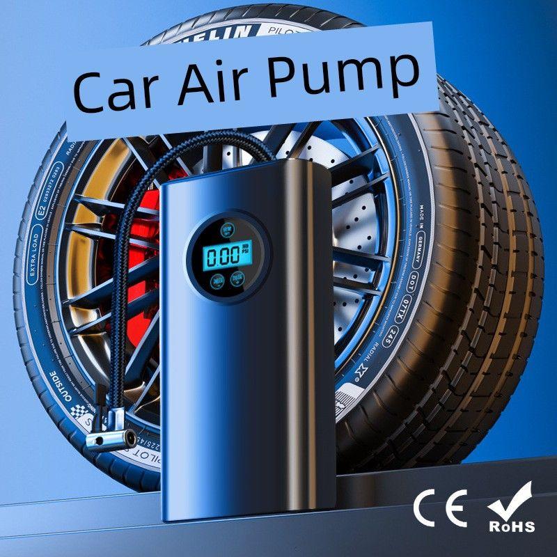 Car Air Pump Portable Electric Tire Inflator for Small Cars Multifunctional 12V Vehicle Air Pump