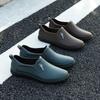 Short Pvc Ankle Fashion Low Man Shoes Cooking Chef Kitchen Rain Boots for Men Galoshes City Loafers Waterproof Resistant Garden